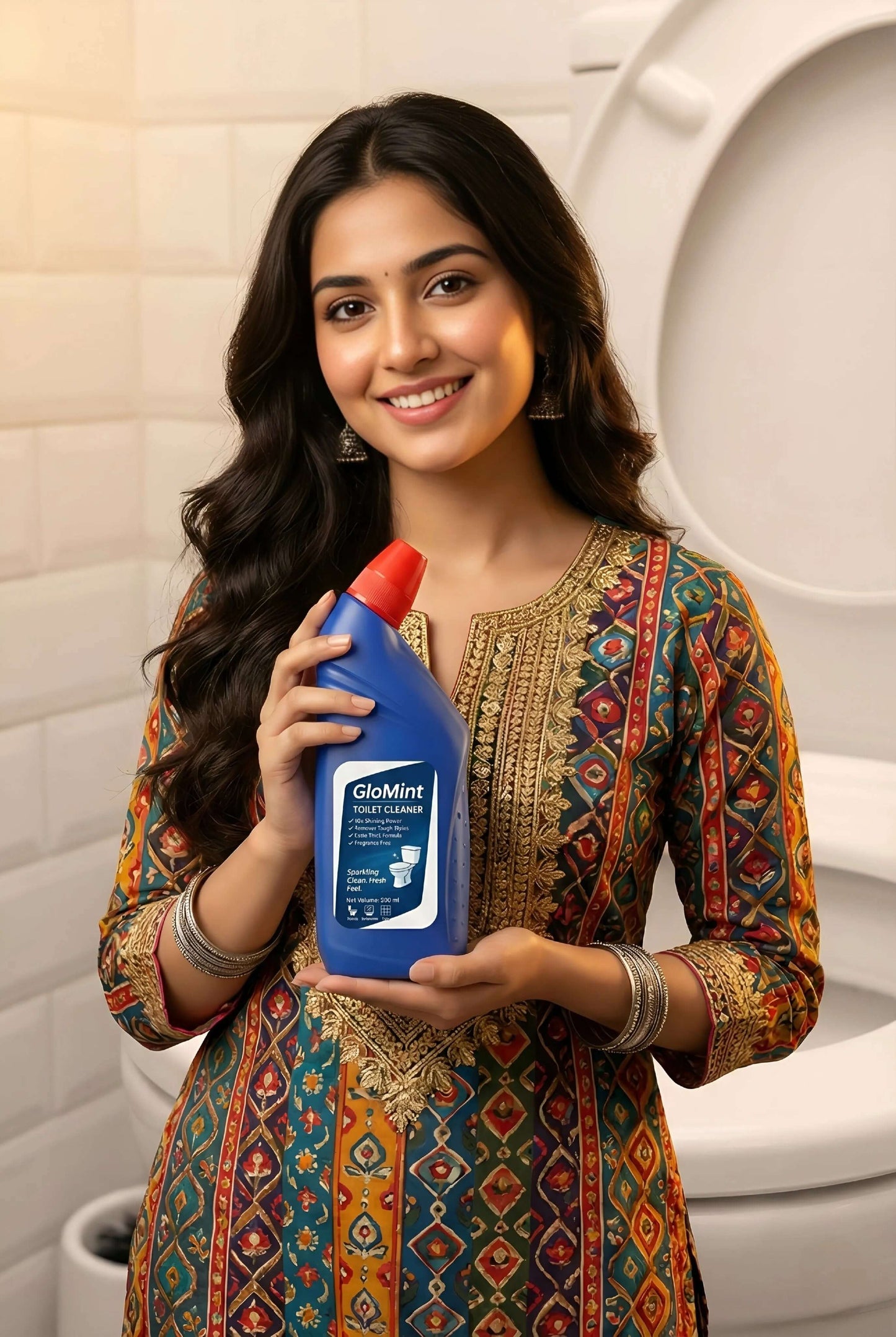 GloMint™ Toilet Cleaner Extra Thick Formula