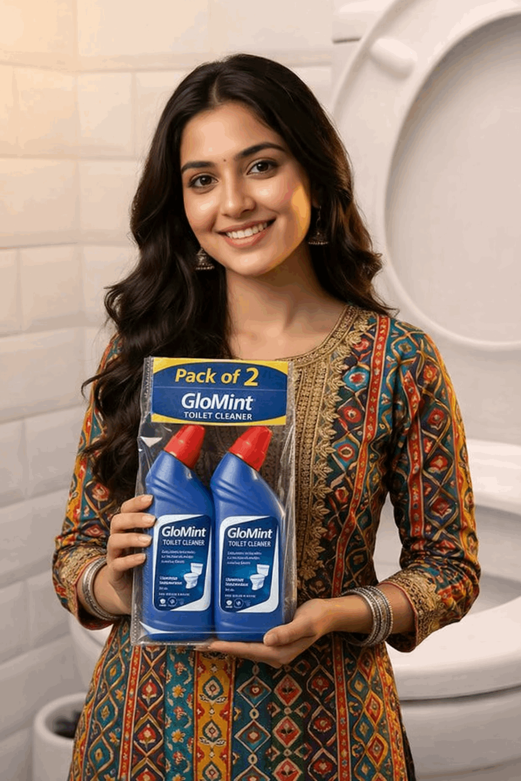 glomit toilet cleaner pack of 2
